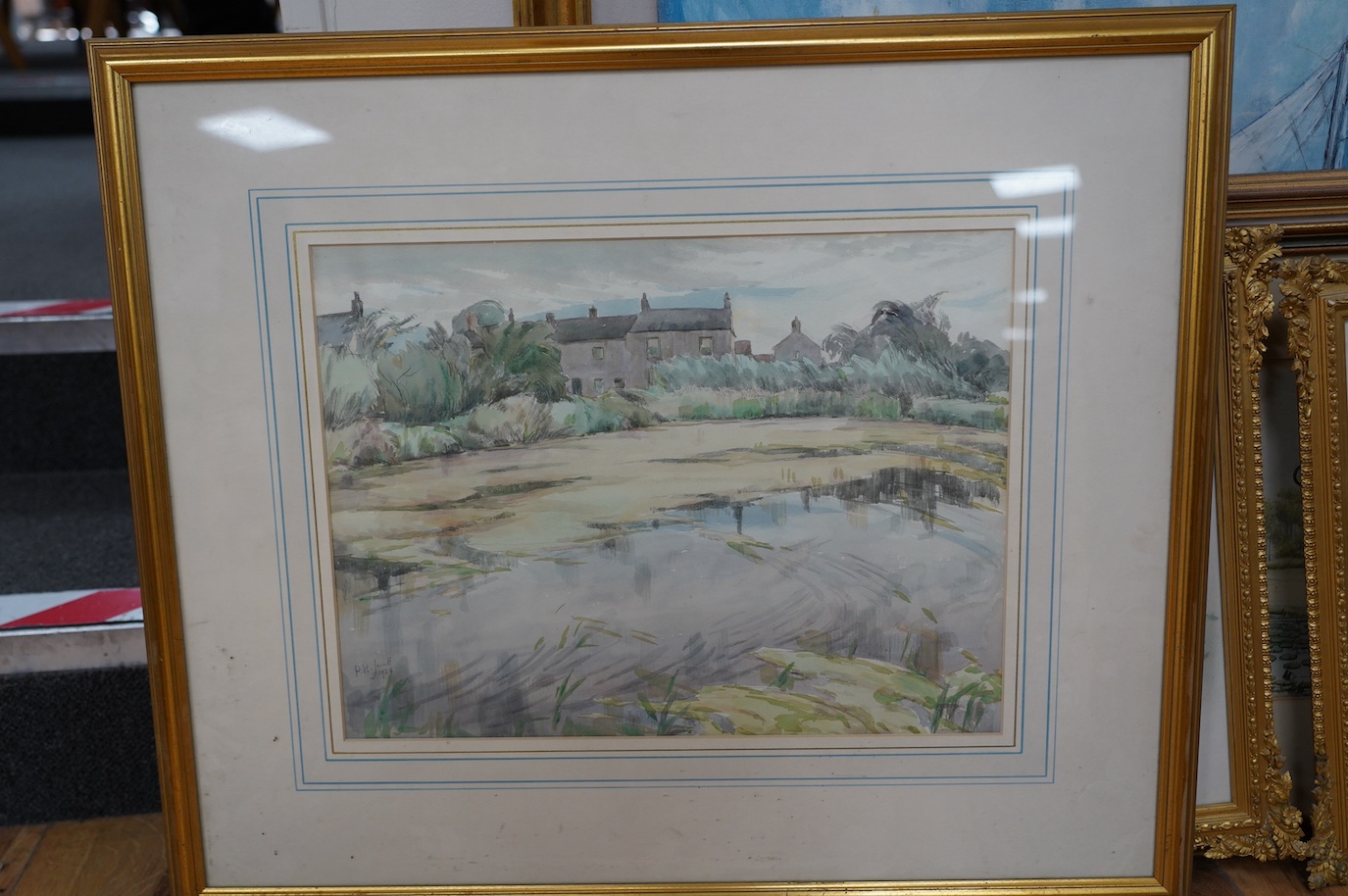 Percy Hague Jowett (1882-1955), four watercolours, Landscapes, one dated 1926, 30 x 42cm. Condition - fair